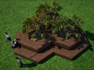 street bench 3D Model
