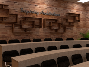 auditorium of institute 3D 모델