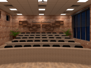 auditorium of institute Modelo 3D