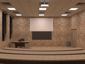 auditorium of institute 3D Model