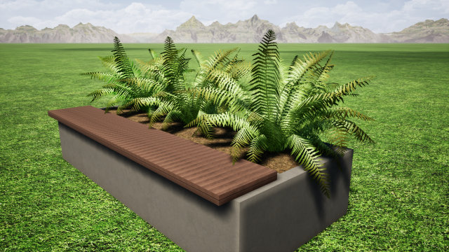 street bench Model 3D .c4d .max .obj .3ds .fbx .stl .blend 