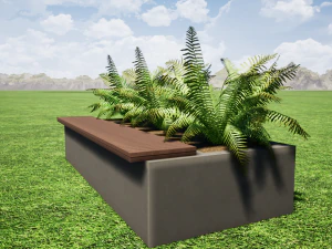 street bench 3D Model