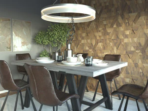 Scena di design degli interni Modello 3D