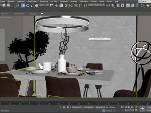 Interior Design Sceen 3D Model
