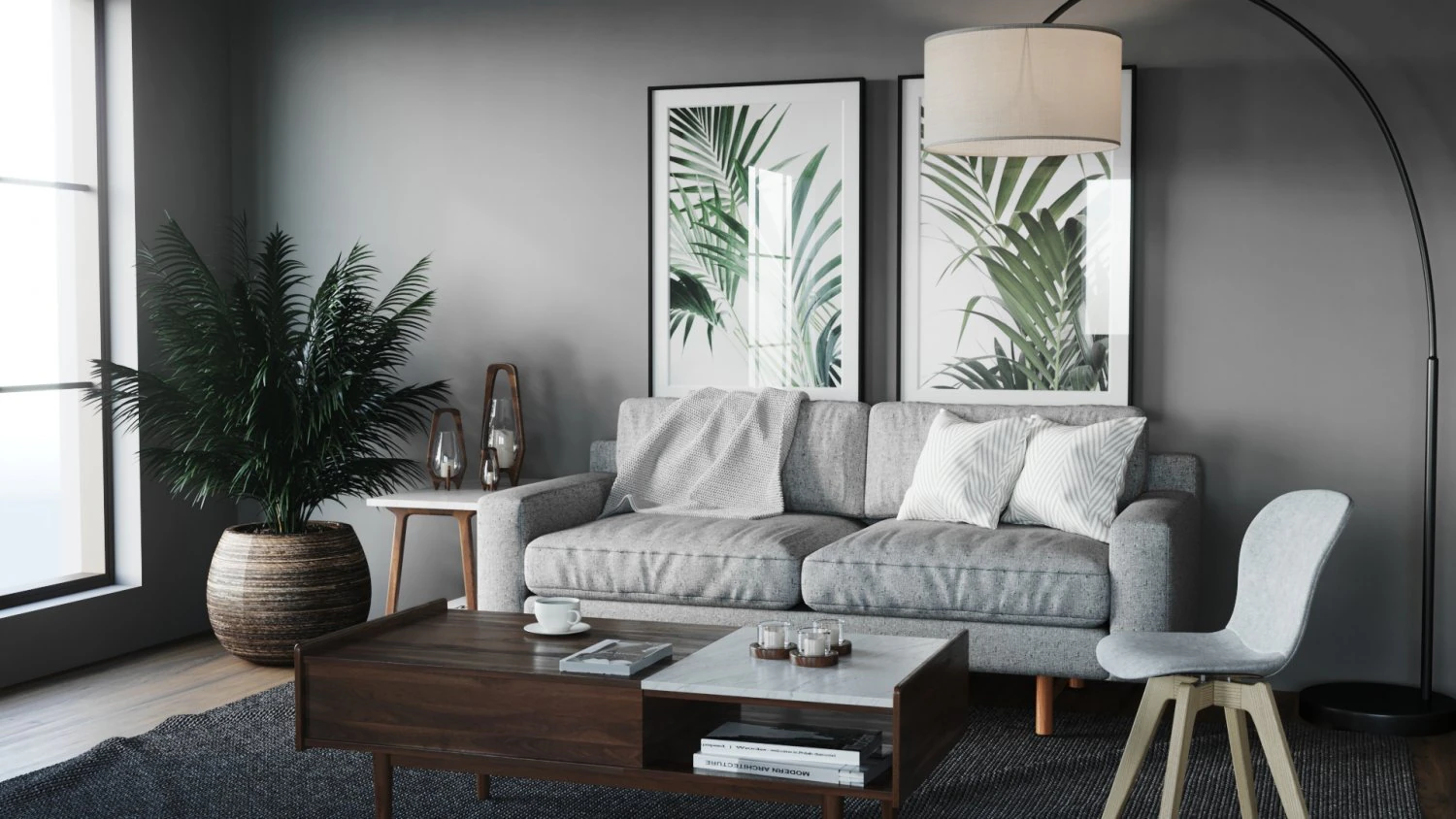 Interior design scene 3D Model .c4d .max .obj .3ds .fbx .stl .blend 