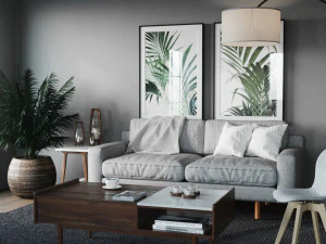 Scena projektowania wnętrz Model 3D