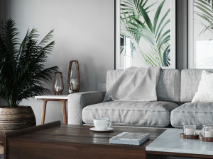 Interior design scene 3D Model