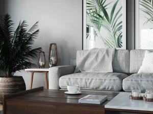 Interior design scene 3D Model