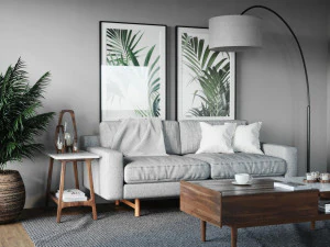 Interior design scene 3D Model