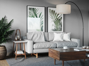 Interior design scene 3D Model