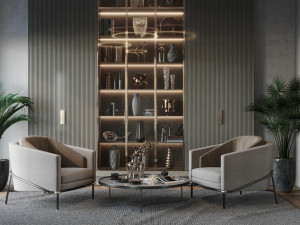 Interior Design Scene 02 3D 모델