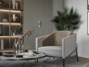 Interior Design Scene 02 3D Модель