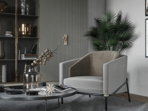 Interior Design Scene 02 3D Модель