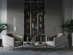 Interior Design Scene 02 3D Model