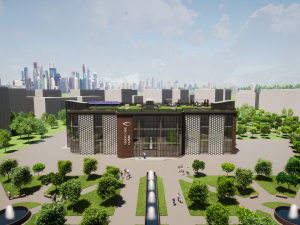 Vision Care Clinic Concept Project 3D Model