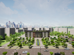 Vision Care Clinic Concept Project 3D Model