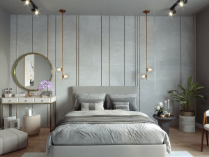 Bedroom Interior design scene 3D 모델