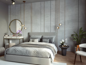 Bedroom Interior design scene Modelo 3D