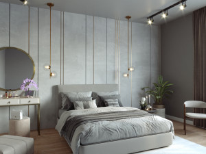 Bedroom Interior design scene Modelo 3D