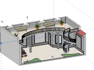 Classic Revit House 01 3D Модель