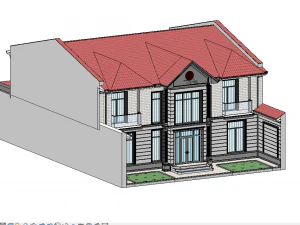 Classic Revit House 01 3D Model