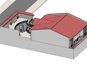 Classic Revit House 01 3D Model