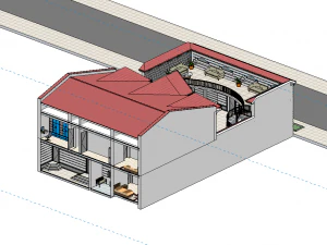 Classic Revit House 01 3D Model