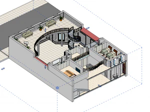 Classic Revit House 01 3D Model