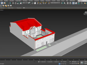 Classic Revit House 01 3D Model