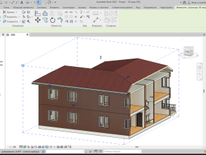 Simple Revit House 01 3D Model