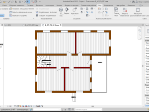 Simple Revit House 01 3D Model