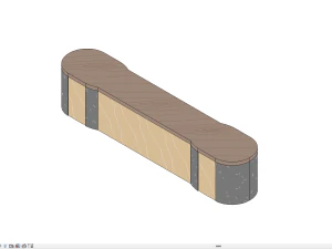 Panchine 01 Modello 3D