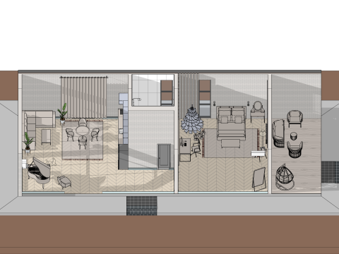 Tiny House 02 Model 3D