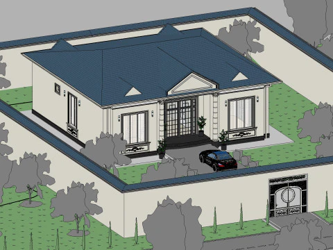 Revit House 10 3D Model