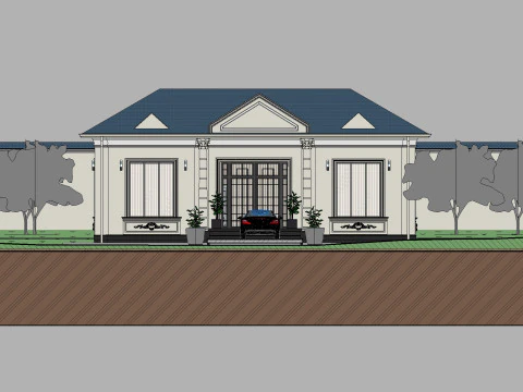 Revit House 10 3D Model