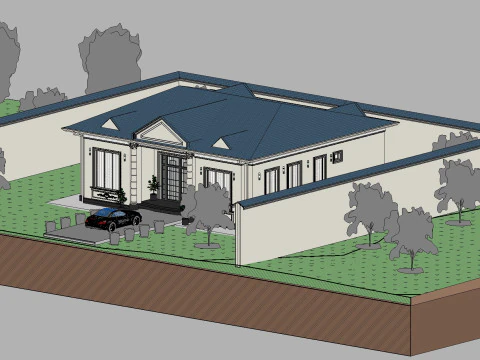 Revit House 10 3D Model