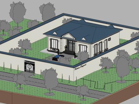 Casa Revit 10 Modelo 3D