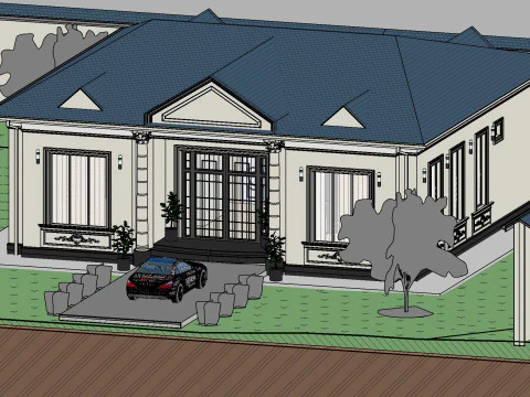 Revit House 10 3D Model