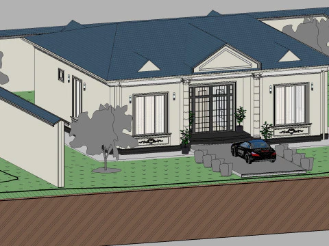 Revit House 10 3D Model