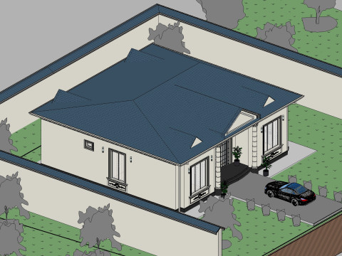 Casa Revit 10 Modelo 3D