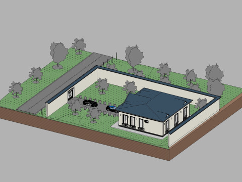Casa Revit 10 Modelo 3D