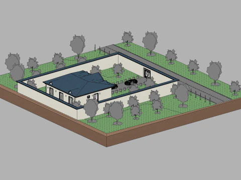Revit House 10 3D Model