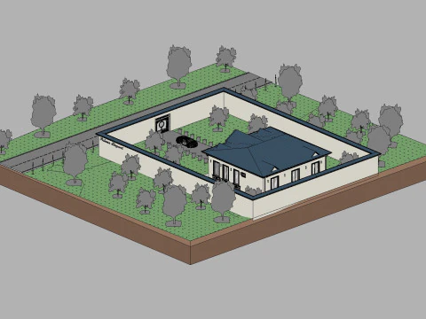Revit House 10 3D Model