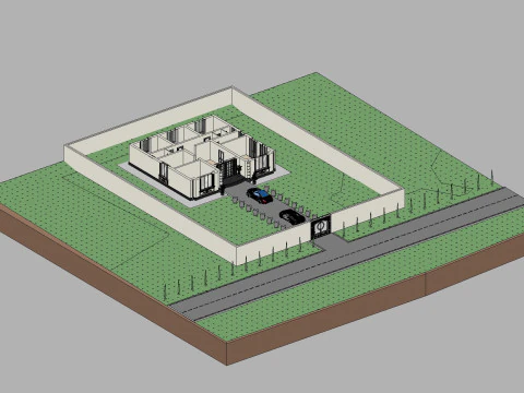 Revit House 10 3D Model