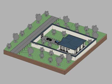 Revit House 10 3D Model