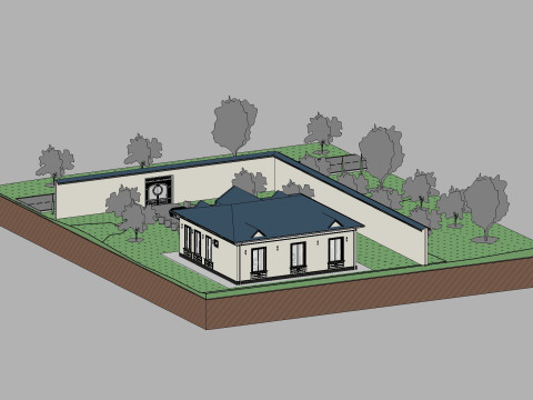 Casa Revit 10 Modelo 3D