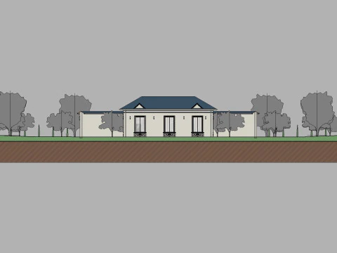 Revit House 10 3D Model