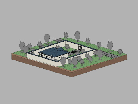 Revit House 10 3D Model