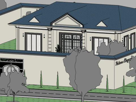 Revit House 10 3D Model
