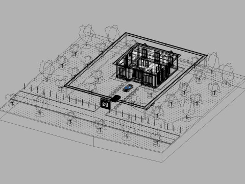 Revit House 10 3D Model